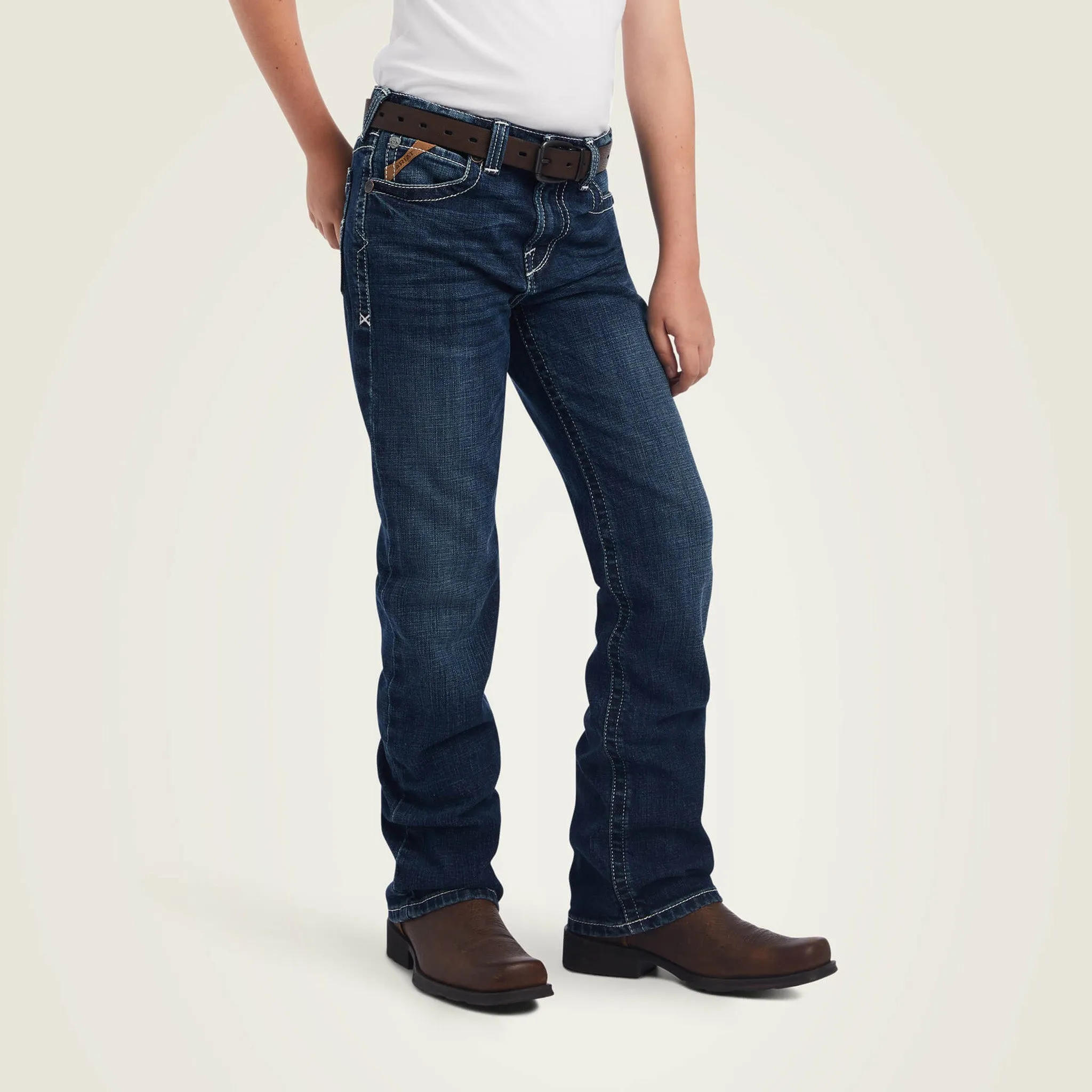 Ariat Boys  B4 Hugo Dark Wash Jeans