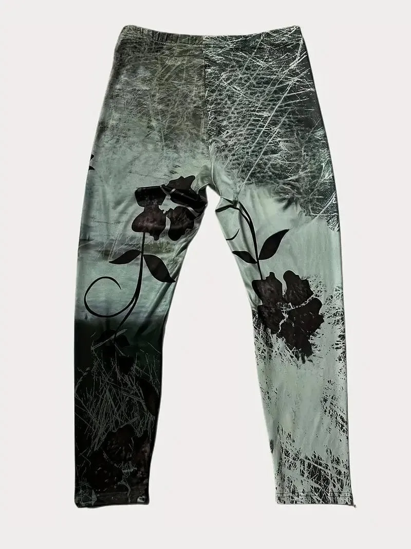 Artistic Print Leggings