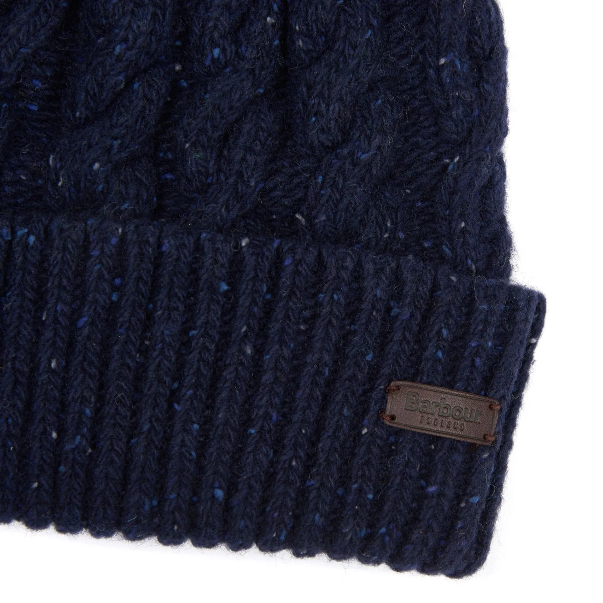 Barbour Seaton Pom Beanie - Navy