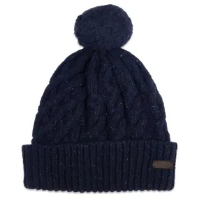 Barbour Seaton Pom Beanie - Navy