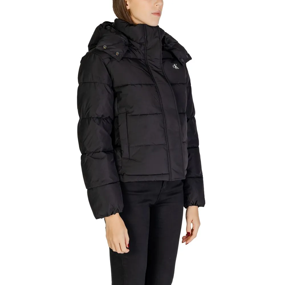 Calvin Klein Jeans Black Recycled Polyester Jackets & Coat