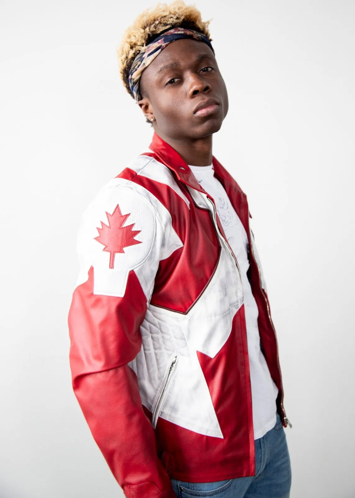 CAPTAIN CANUCK Canadian Flag Stylish JACKET by TJS