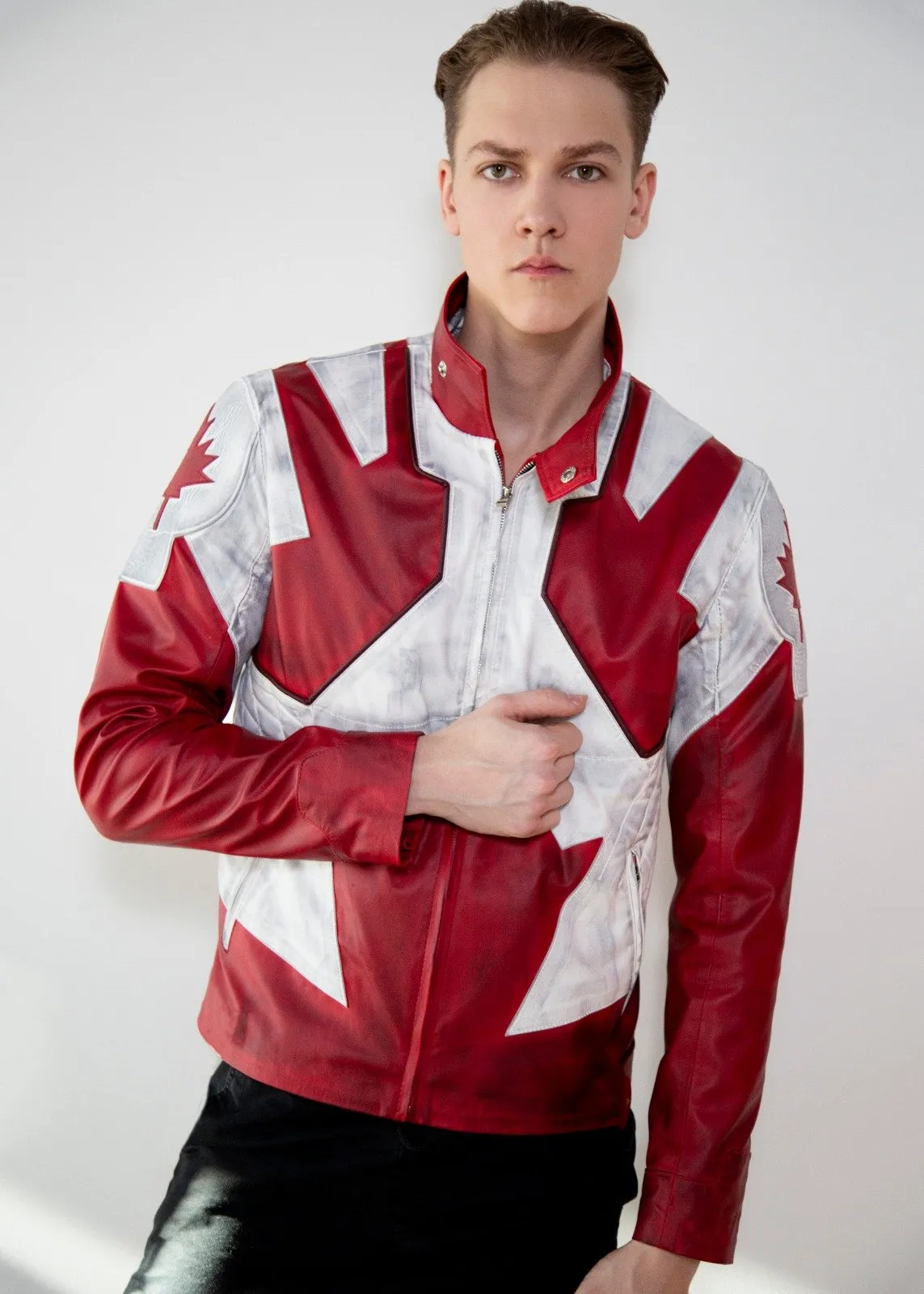 CAPTAIN CANUCK Canadian Flag Stylish JACKET by TJS