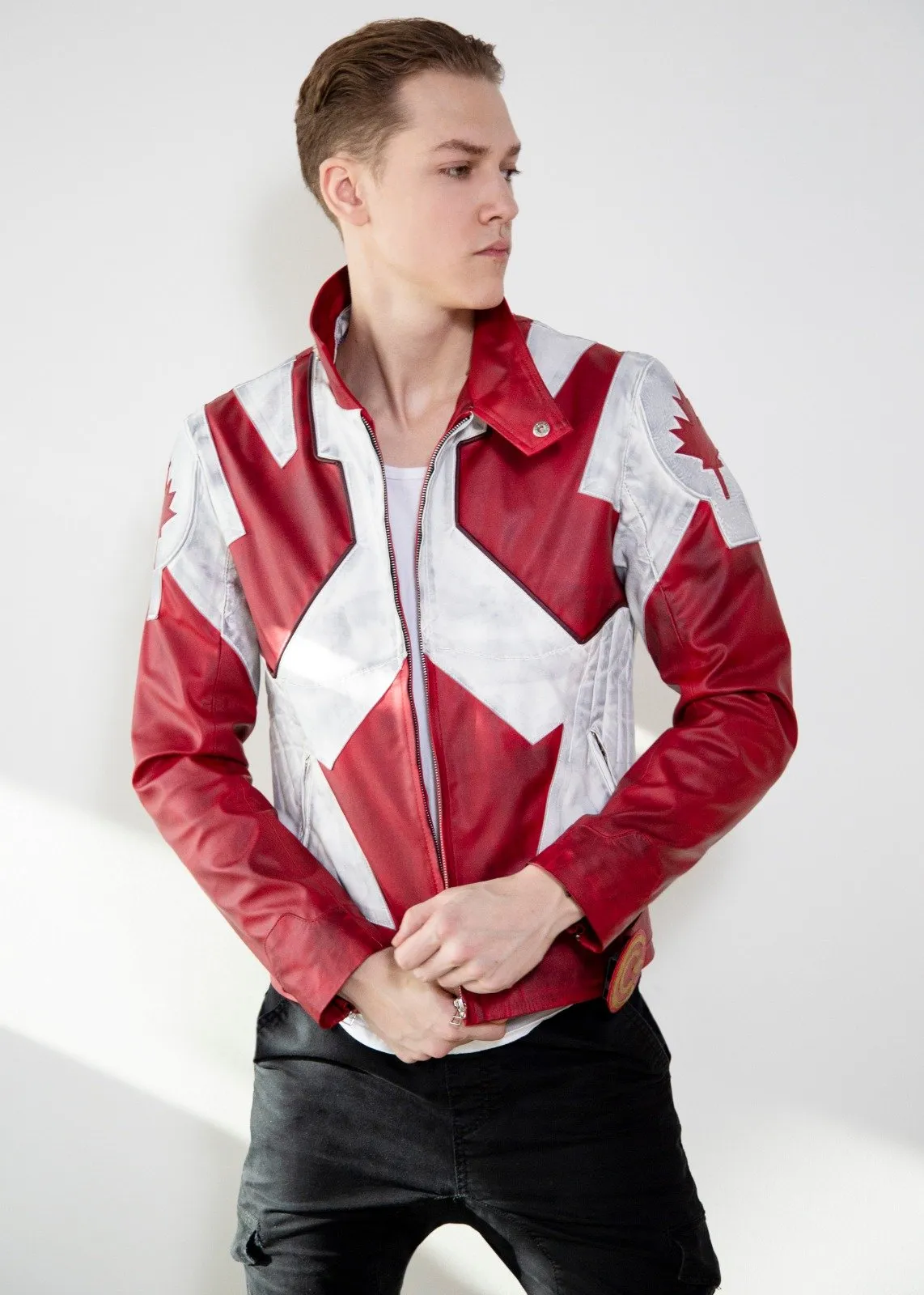 CAPTAIN CANUCK Canadian Flag Stylish JACKET by TJS