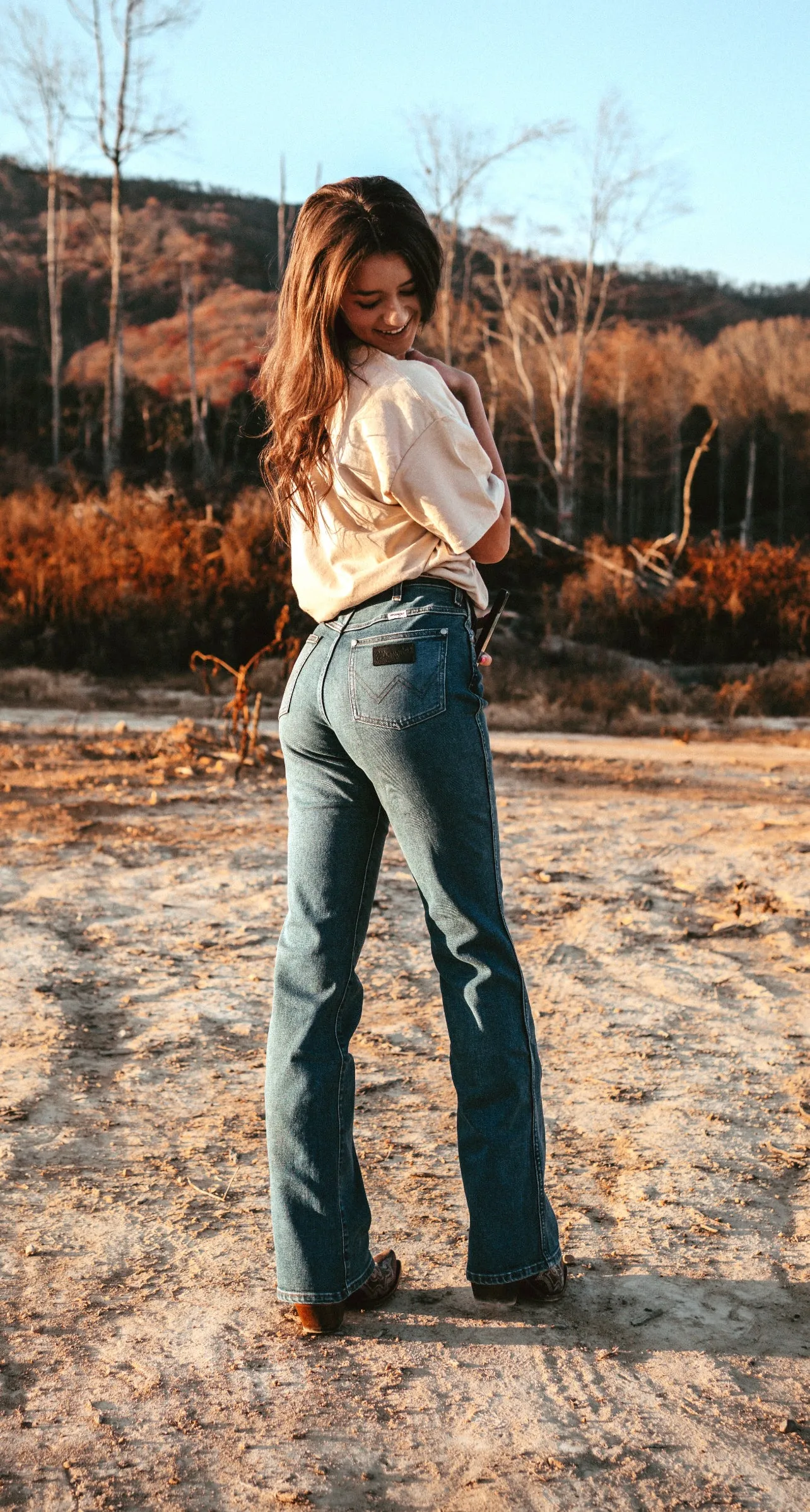 Final Sale ✨ Wrangler Dusty Steel Bootcut