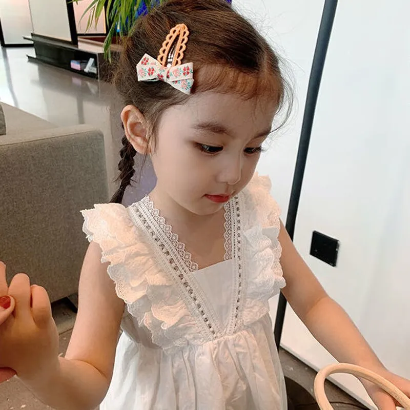 Girls Thin Vest Lace Dress