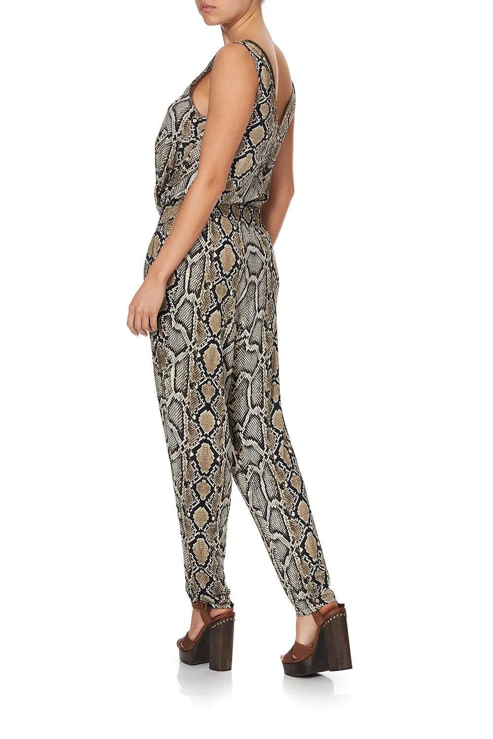 HAREM PANTS WITH FRONT PLEATS KAKADU BOO