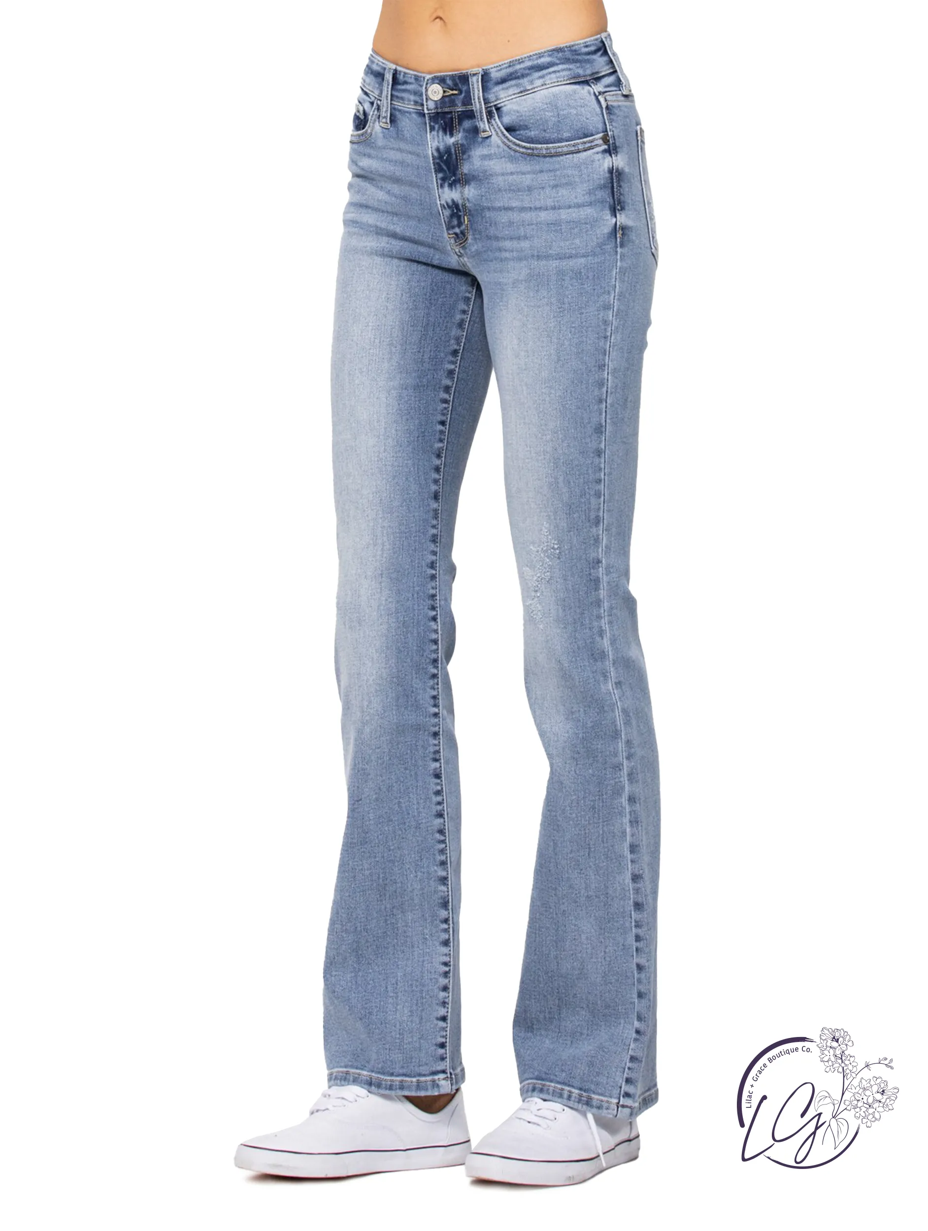 June Core Mid Rise Bootcut by Judy Blue