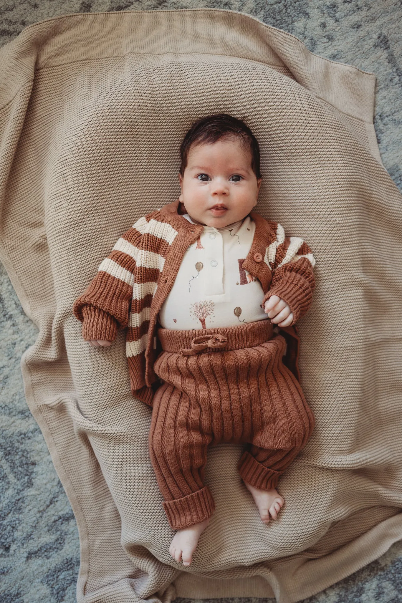 Knit leggings - Chocolate