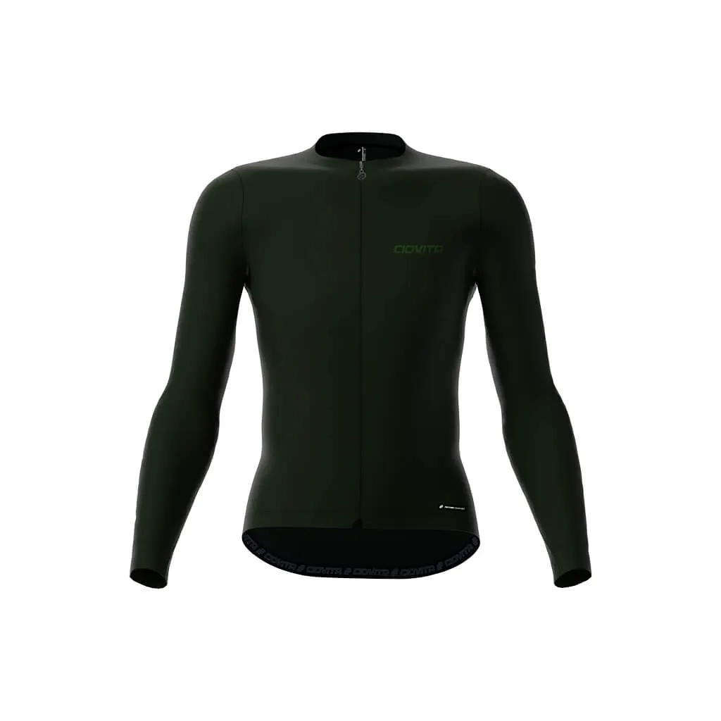 Men's Long Sleeve Thermal Jersey (Pine)