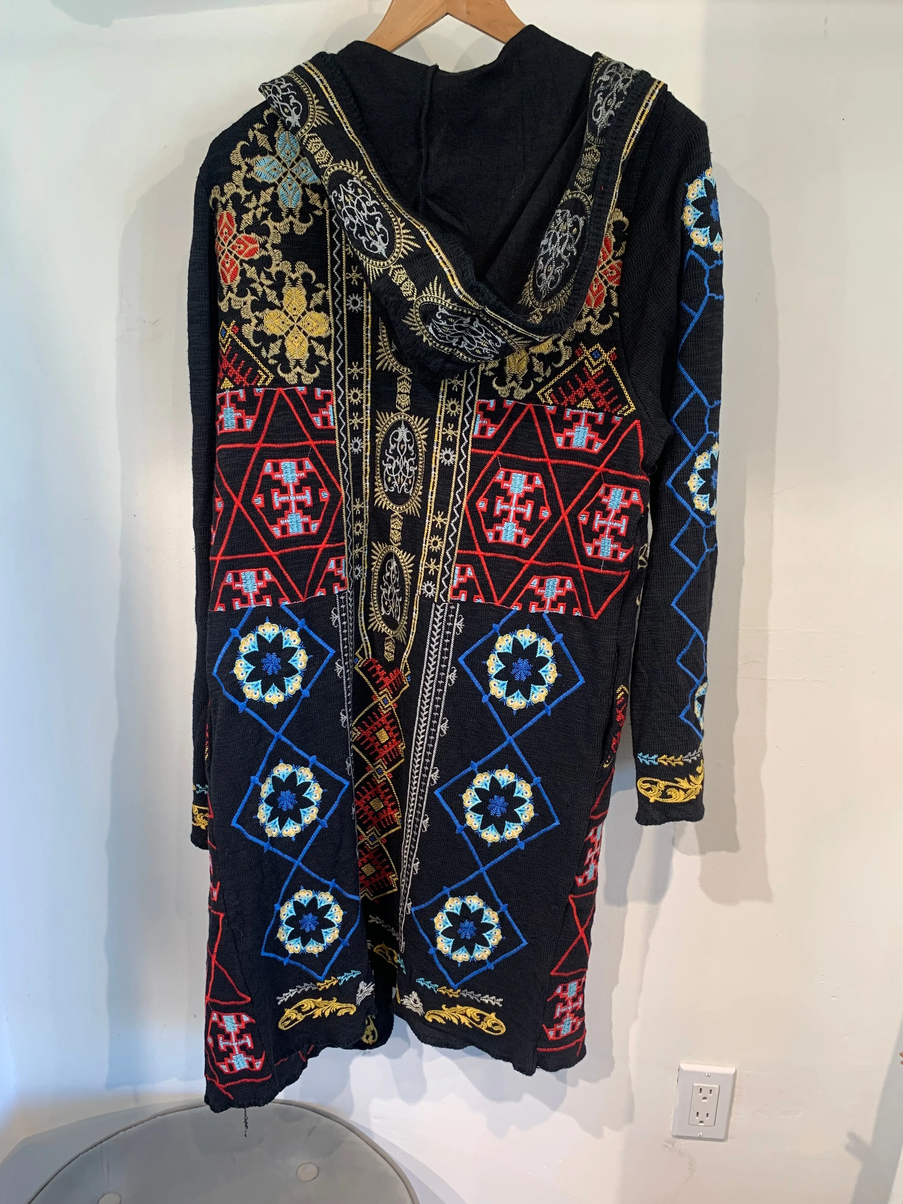 Nativa Embroidered Hooded Jacket