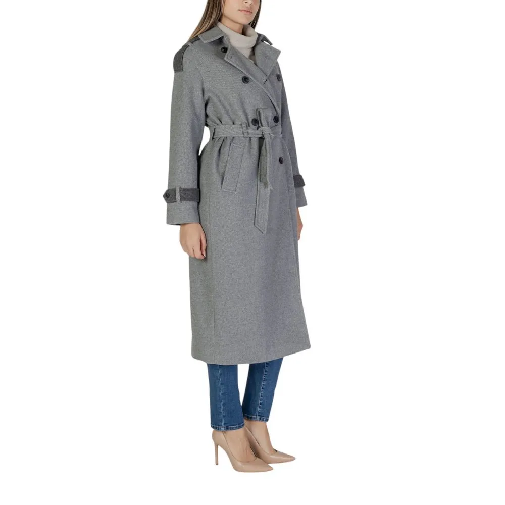 Only Gray Recycled Polyester Jackets & Coat