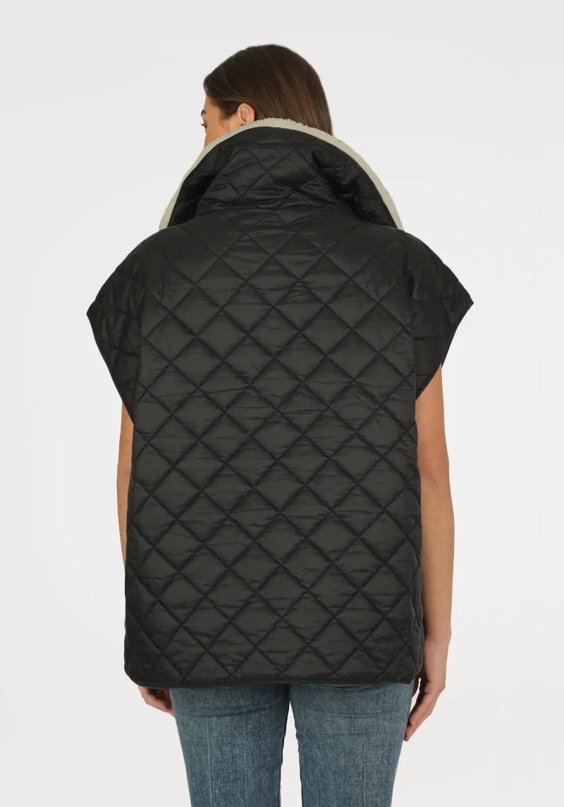 Quilted Nylon Pullover