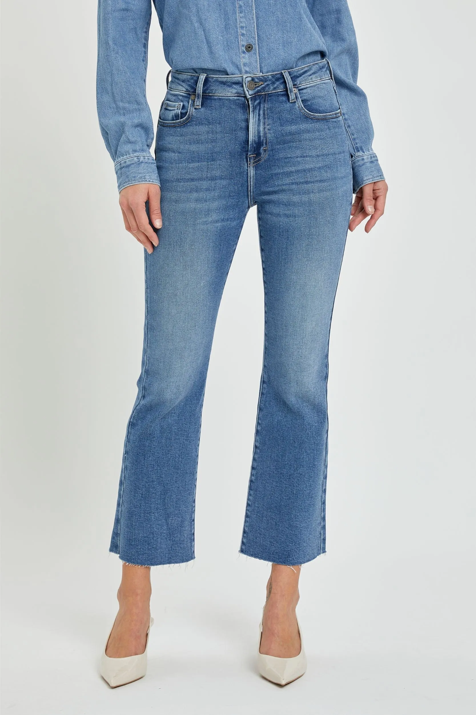 RYAN CROPPED BOOTCUT JEANS