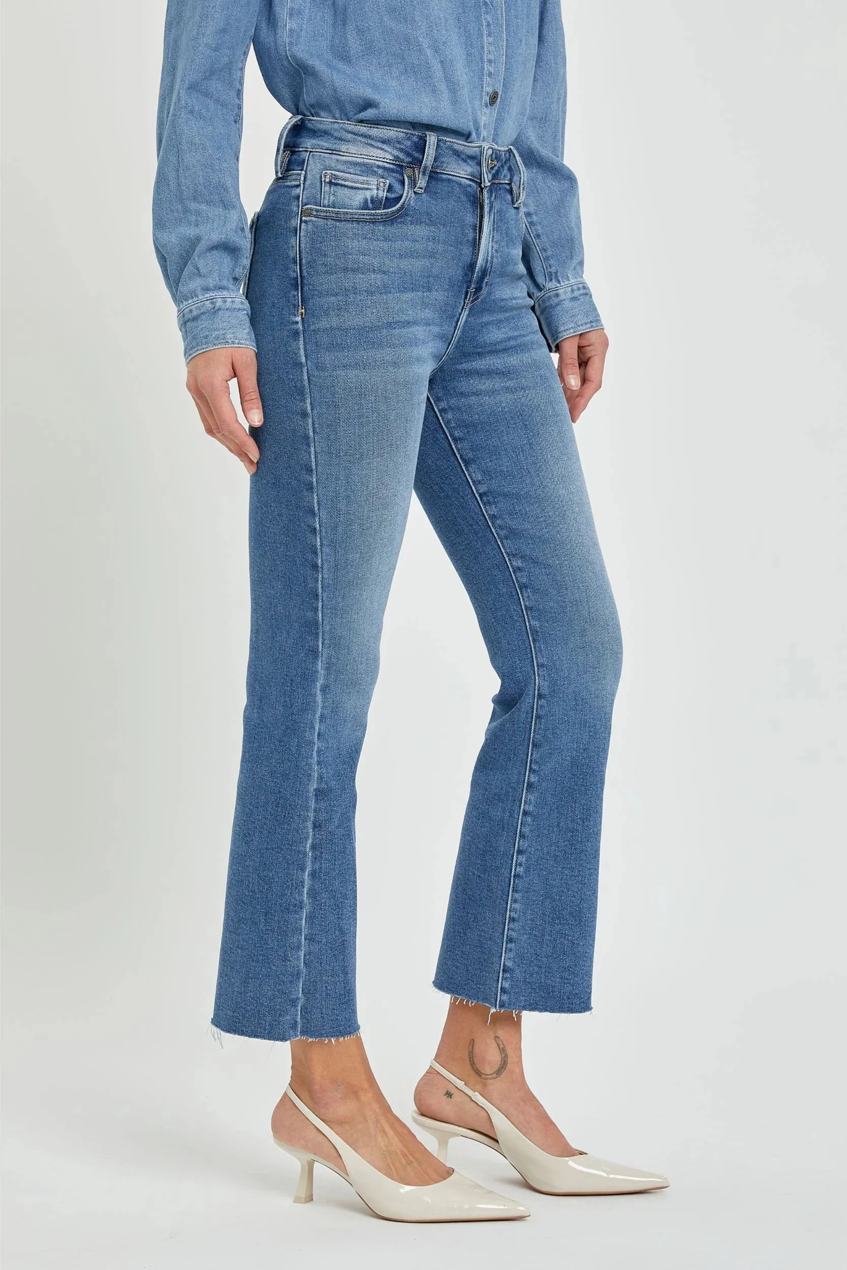 RYAN CROPPED BOOTCUT JEANS