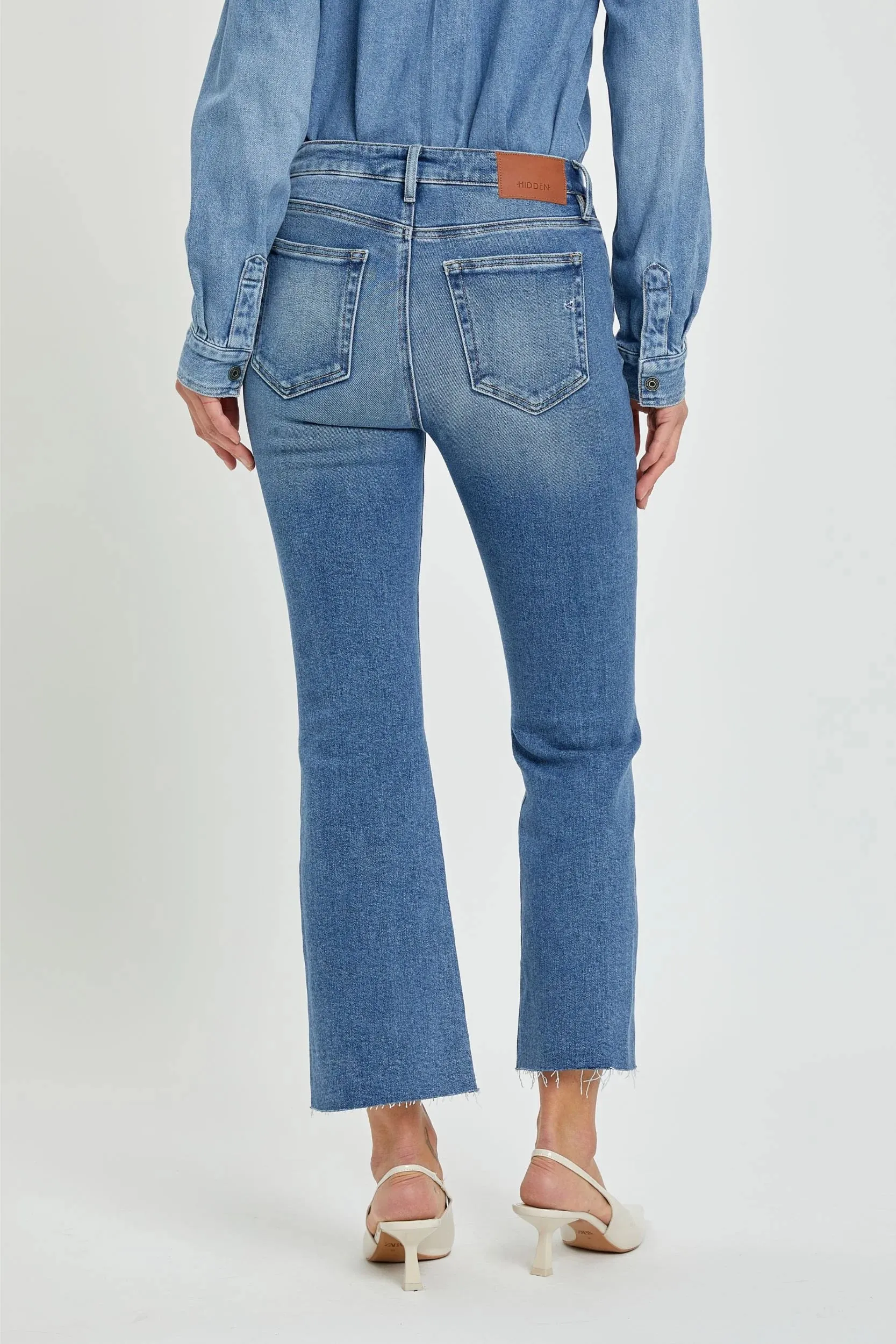 RYAN CROPPED BOOTCUT JEANS