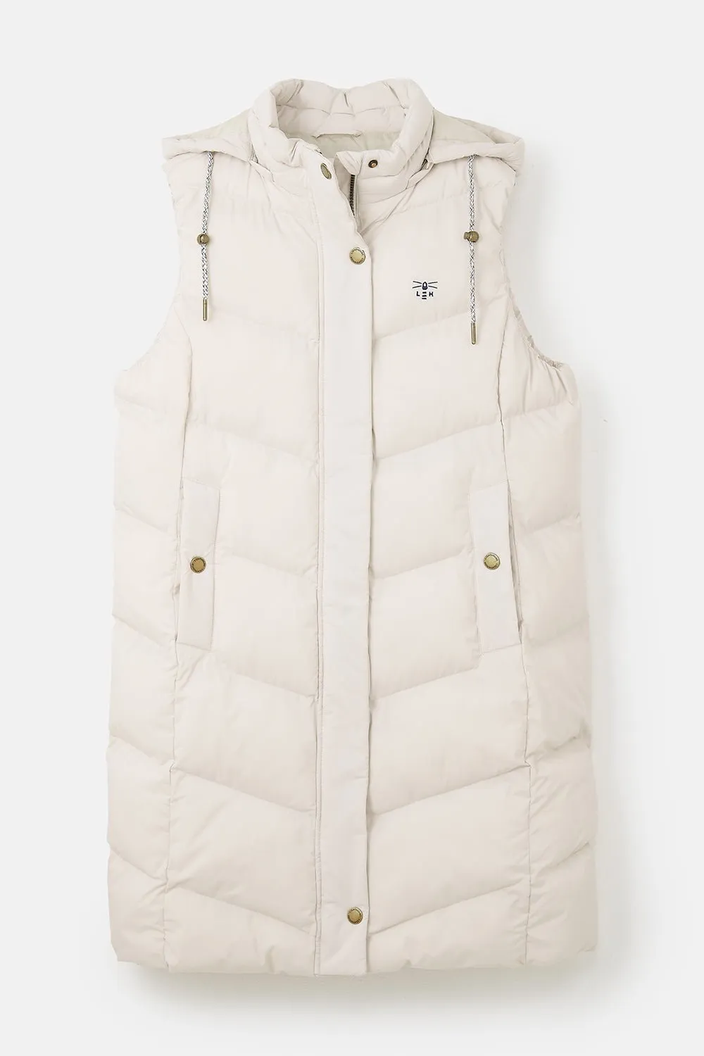 Savannah Long Gilet - Irish Cream