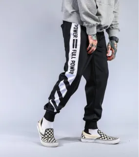 Striped Patchwork Harem Pants