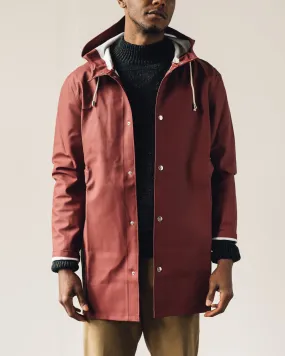 Stutterheim Stockholm Raincoat, Burgundy