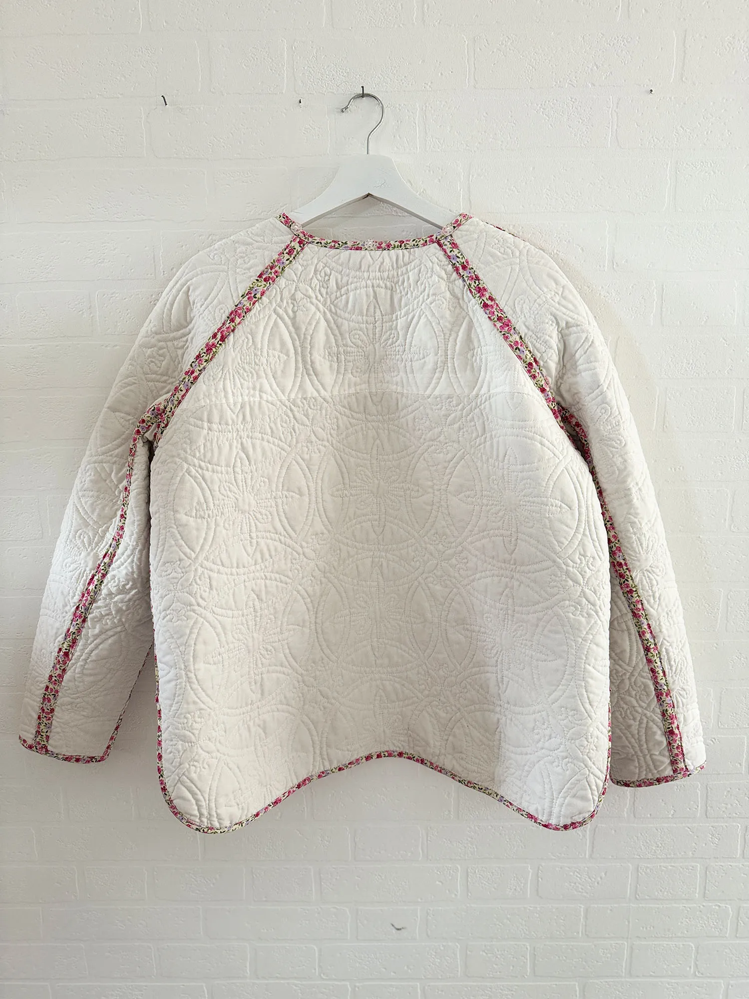 The Fearne Jacket Dresden Plate Preloved Quilt S/M