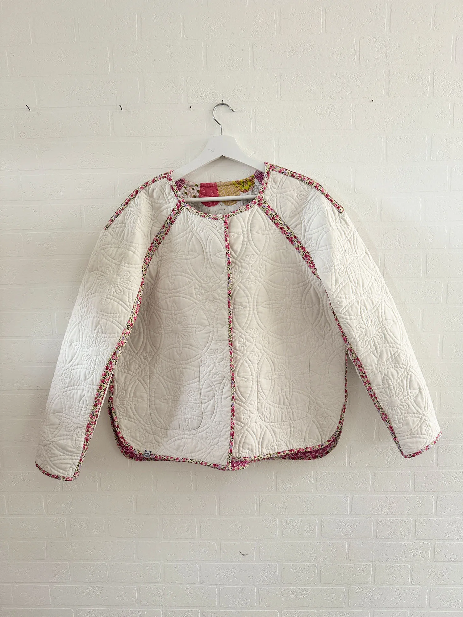 The Fearne Jacket Dresden Plate Preloved Quilt S/M