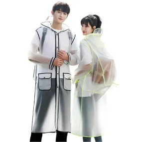 Transparent Raincoats Waterproof Rainwear Backpack