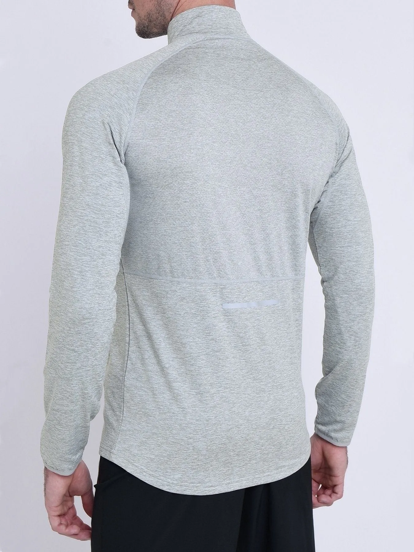 Winter Run Thermal Long Sleeve Running Top For Men With Brushed Inner Fabric